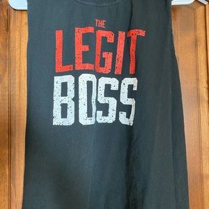 WWE legit boss tank top
